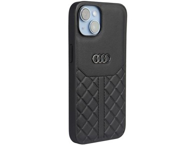 Audi Genuine Leather iPhone 14 6.1" black/black hardcase AU-TPUPPCIP14-Q8/D1-BK Audi Genuine Leather iPhone 14 6.1" black/black hardcase AU-TPUPPCIP14-Q8/D1-BK