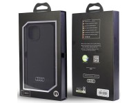 Audi Silicone Case iPhone 11 / Xr 6.1" black/black hardcase AU-LSRIP11-Q3/D1-BK Audi Silicone Case iPhone 11 / Xr 6.1" black/black hardcase AU-LSRIP11-Q3/D1-BK