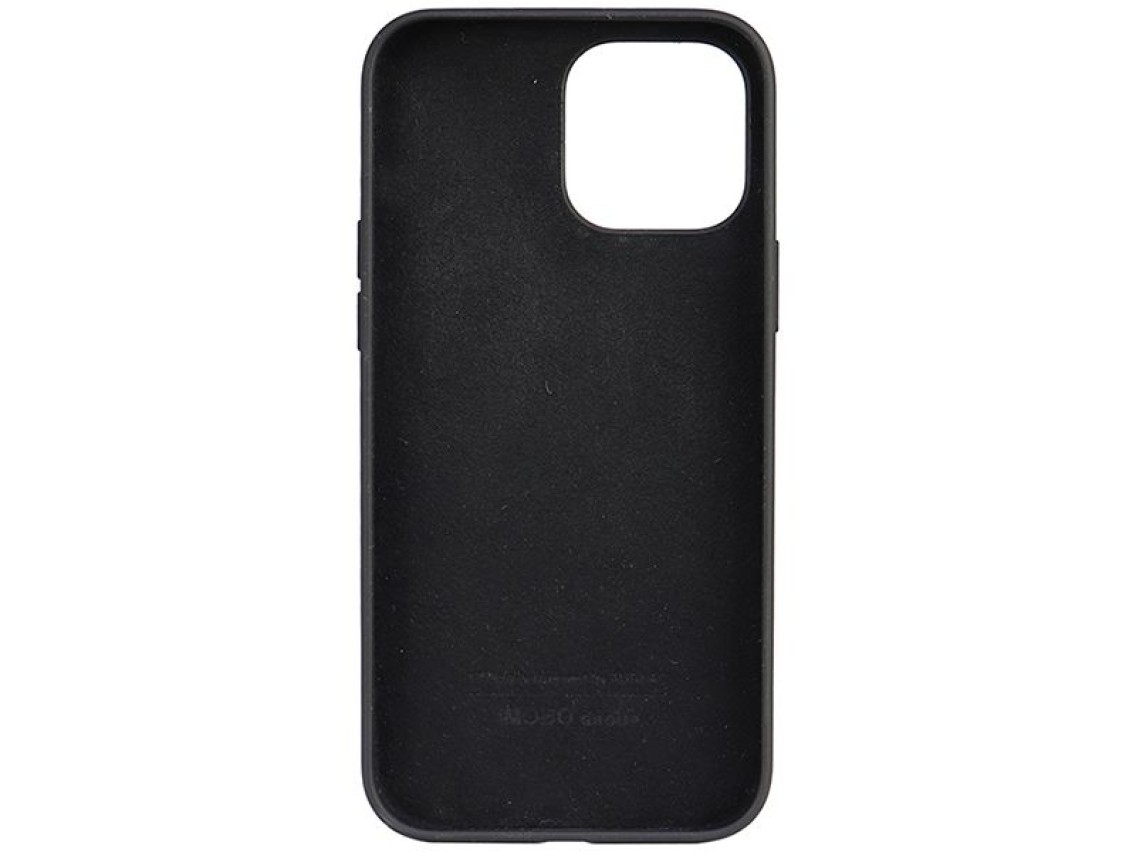 Capa de silicone Audi para iPhone 13 Pro Max 6.7" preta/preta rígida AU-LSRIP13PM-Q3/D1-BK
