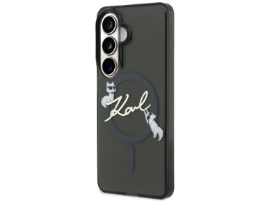 Karl Lagerfeld IML KC Script MagSafe Case for Samsung Galaxy S26 - Black Karl Lagerfeld IML KC Script MagSafe Case for Samsung Galaxy S26 - Black