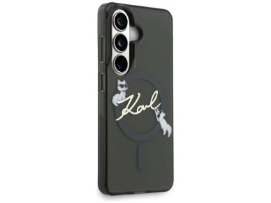 Karl Lagerfeld IML KC Script MagSafe Case for Samsung Galaxy S26 - Black Karl Lagerfeld IML KC Script MagSafe Case for Samsung Galaxy S26 - Black