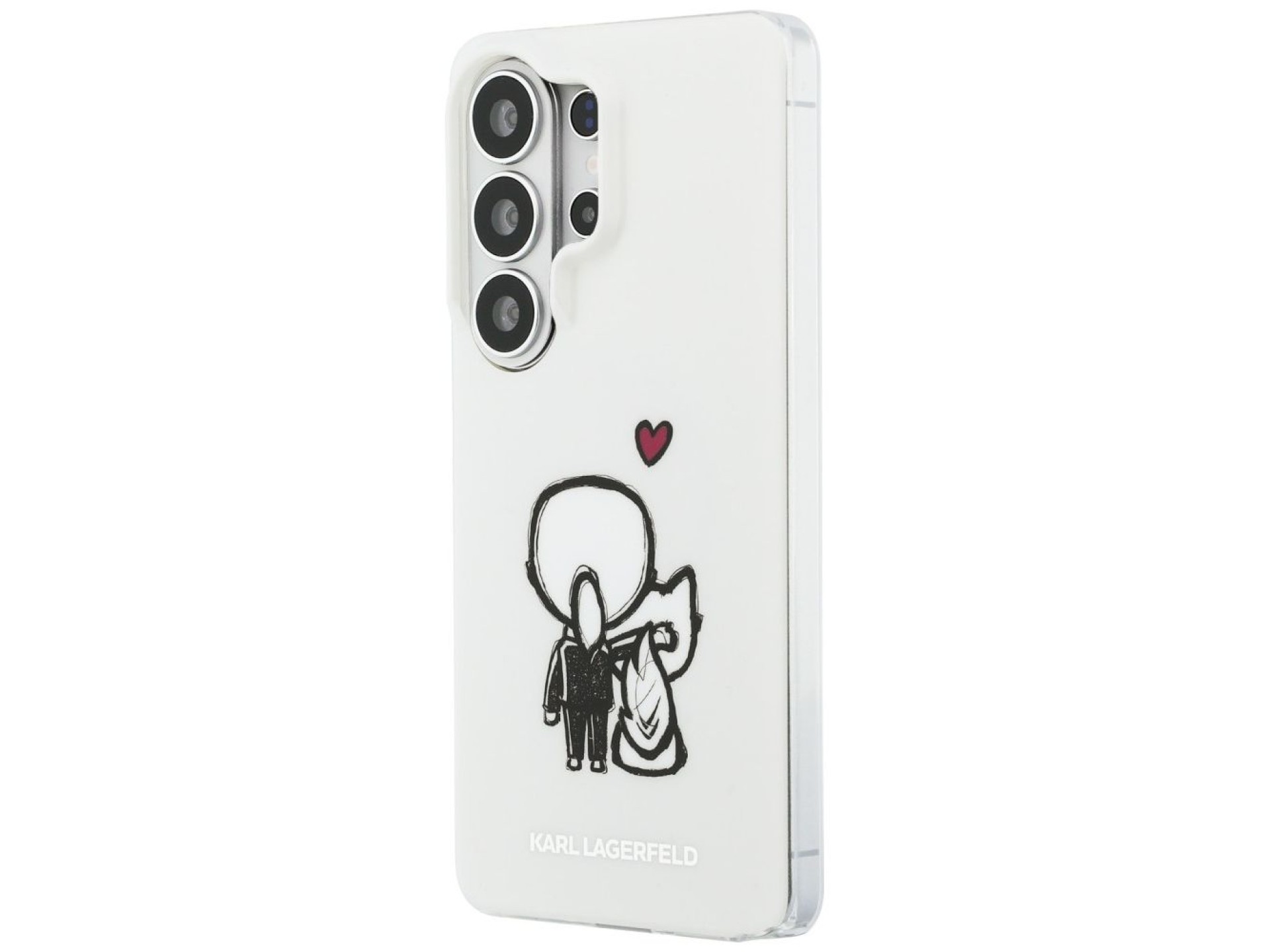 Funda Karl Lagerfeld IML Karl&Choupette MagSafe para Samsung Galaxy S26 Ultra - Transparente