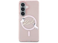 Funda Karl Lagerfeld IML KC Script MagSafe para Samsung Galaxy S26 - Rosa Funda Karl Lagerfeld IML KC Script MagSafe para Samsung Galaxy S26 - Rosa