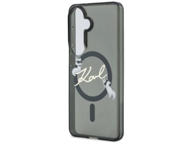 Karl Lagerfeld IML KC Script MagSafe Case for Samsung Galaxy S26 - Black Karl Lagerfeld IML KC Script MagSafe Case for Samsung Galaxy S26 - Black