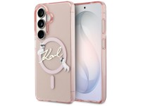 Funda Karl Lagerfeld IML KC Script MagSafe para Samsung Galaxy S26 - Rosa Funda Karl Lagerfeld IML KC Script MagSafe para Samsung Galaxy S26 - Rosa
