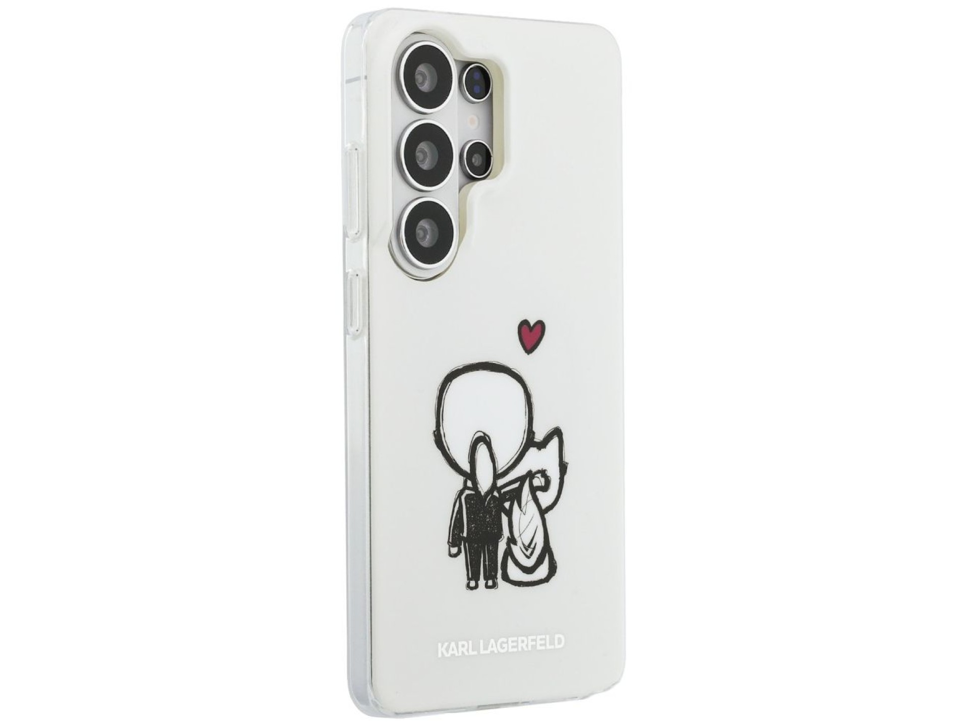 Capa Karl Lagerfeld IML Karl&Choupette MagSafe para Samsung Galaxy S26 Ultra - Transparente