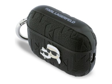 Capa para AirPods Pro 3 com monograma Karl Lagerfeld Karl & Choupette - Preta Capa para AirPods Pro 3 com monograma Karl Lagerfeld Karl & Choupette - Preta
