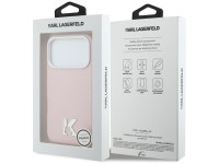 Karl Lagerfeld Karl Head Logo MagSafe Case for iPhone 17 Pro Max - Pink Karl Lagerfeld Karl Head Logo MagSafe Case for iPhone 17 Pro Max - Pink