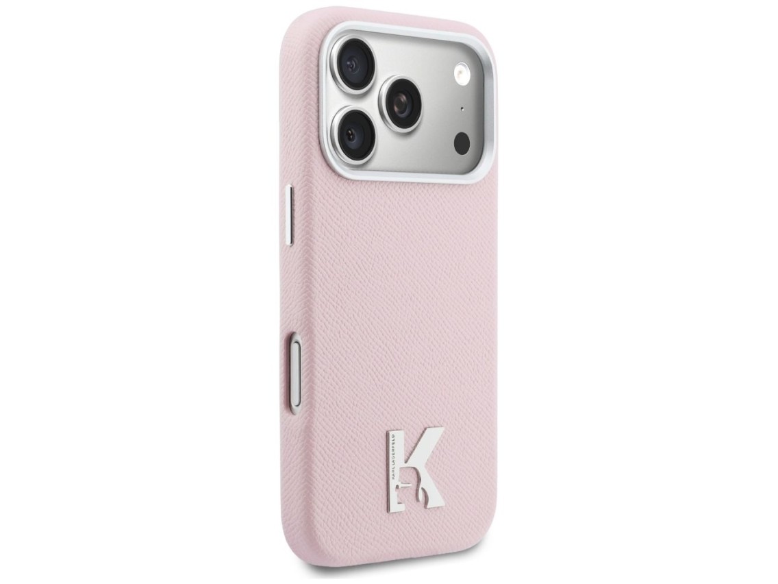 Karl Lagerfeld Karl Head Logo MagSafe Case for iPhone 17 Pro Max - Pink
