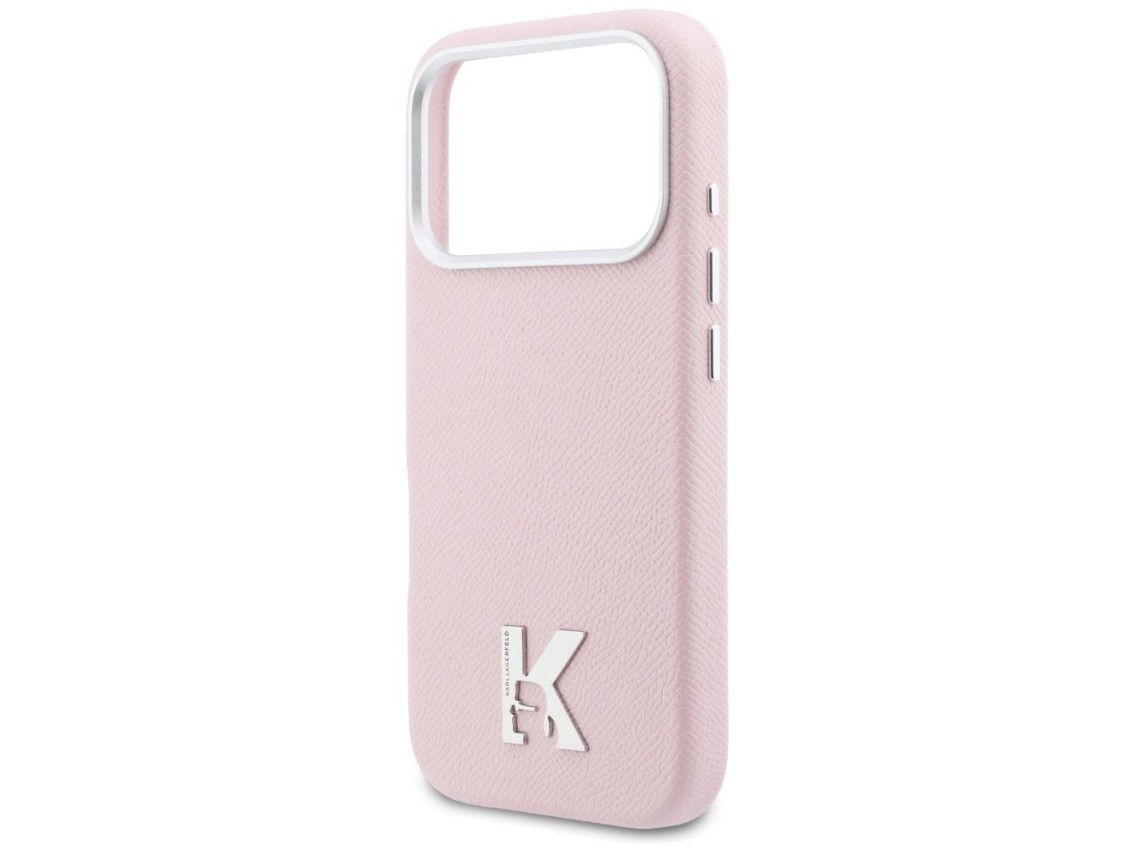 Karl Lagerfeld Karl Head Logo MagSafe Case for iPhone 17 Pro Max - Pink