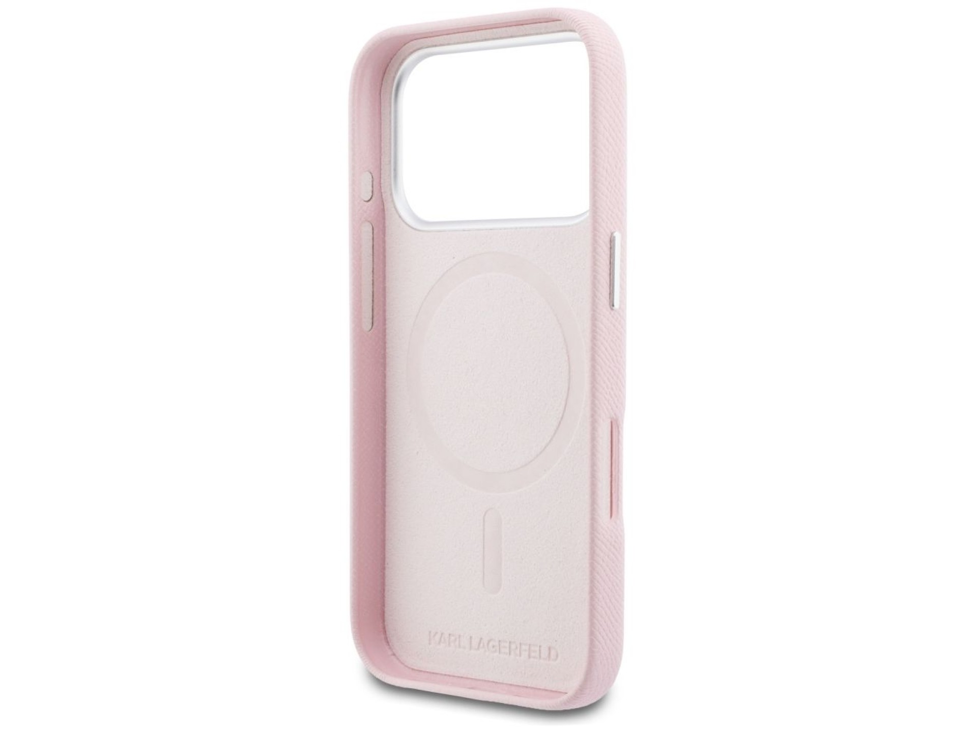 Karl Lagerfeld Karl Head Logo MagSafe Case for iPhone 17 Pro Max - Pink
