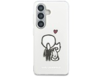 Capa Karl Lagerfeld IML Karl&Choupette MagSafe para Samsung Galaxy S26 - Transparente Capa Karl Lagerfeld IML Karl&Choupette MagSafe para Samsung Galaxy S26 - Transparente