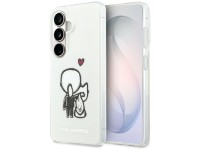 Capa Karl Lagerfeld IML Karl&Choupette MagSafe para Samsung Galaxy S26 - Transparente Capa Karl Lagerfeld IML Karl&Choupette MagSafe para Samsung Galaxy S26 - Transparente