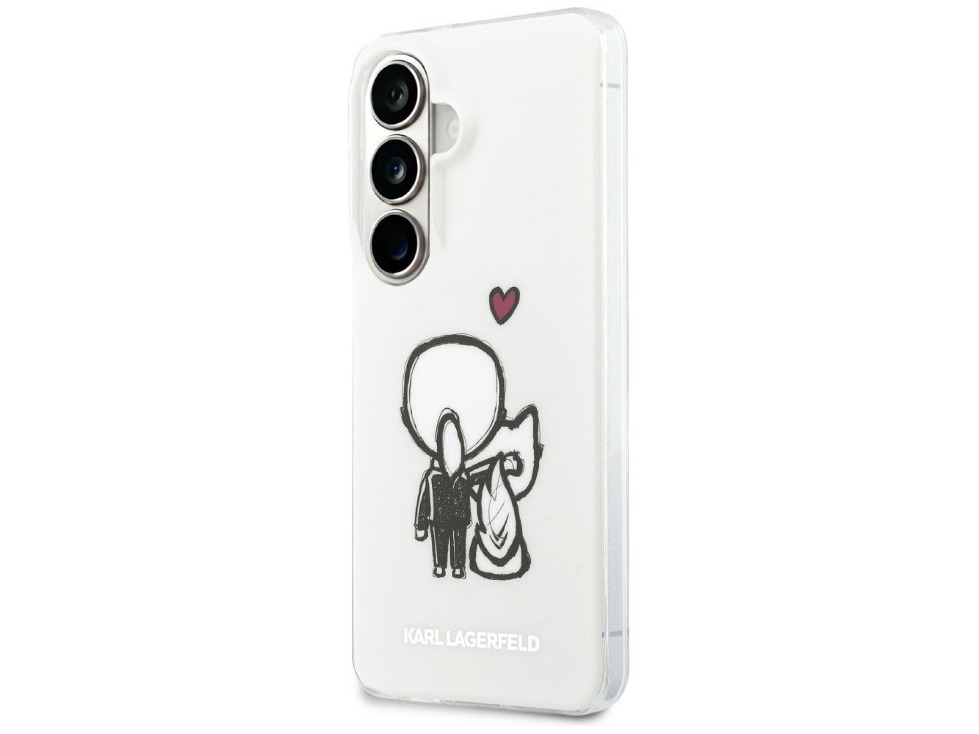 Karl Lagerfeld IML Karl&Choupette MagSafe Case for Samsung Galaxy S26 - Transparent
