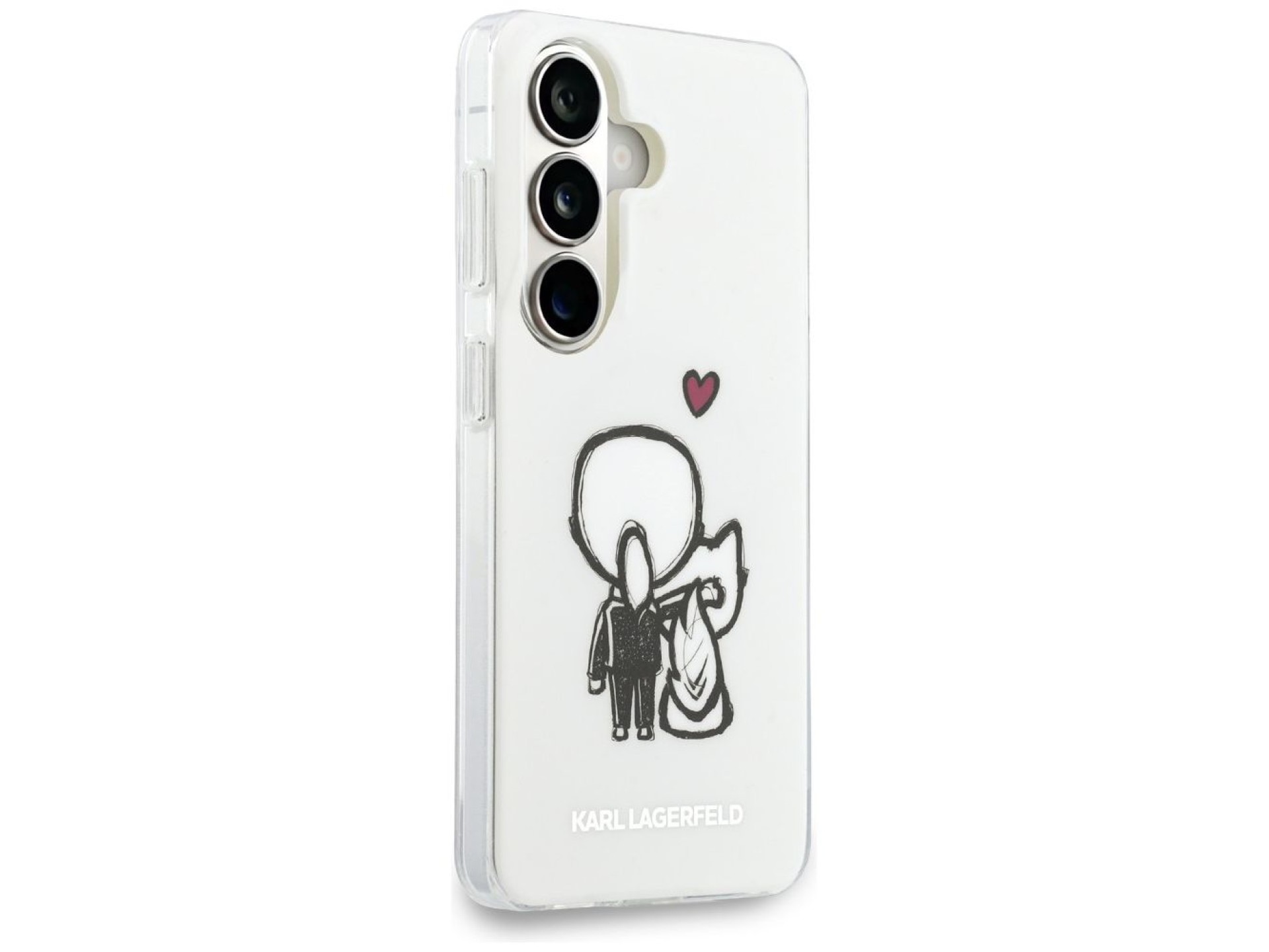 Karl Lagerfeld IML Karl&Choupette MagSafe Case for Samsung Galaxy S26 - Transparent