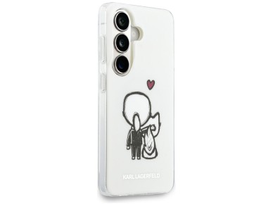 Karl Lagerfeld IML Karl&Choupette MagSafe Case for Samsung Galaxy S26 - Transparent Karl Lagerfeld IML Karl&Choupette MagSafe Case for Samsung Galaxy S26 - Transparent