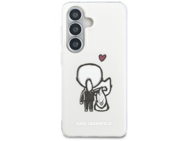 Karl Lagerfeld IML Karl&Choupette MagSafe Case for Samsung Galaxy S26 - Transparent Karl Lagerfeld IML Karl&Choupette MagSafe Case for Samsung Galaxy S26 - Transparent