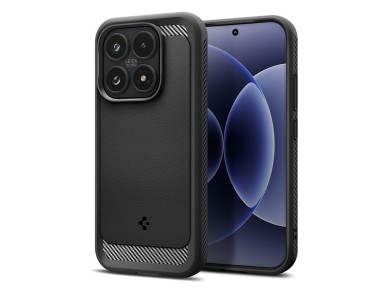 Capa Spigen Rugged Armor para Xiaomi 17 - preta Capa Spigen Rugged Armor para Xiaomi 17 - preta