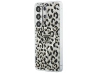 Guess IML Leopard Print Triangle MagSafe Case for Samsung Galaxy S26 Ultra - Black Guess IML Leopard Print Triangle MagSafe Case for Samsung Galaxy S26 Ultra - Black