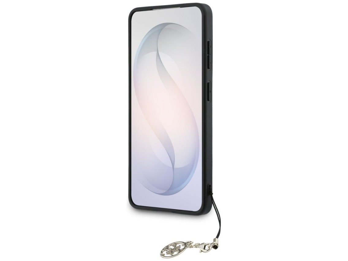 Funda Guess 4G Classic Logo Charm MagSafe para Samsung Galaxy S26 - negra