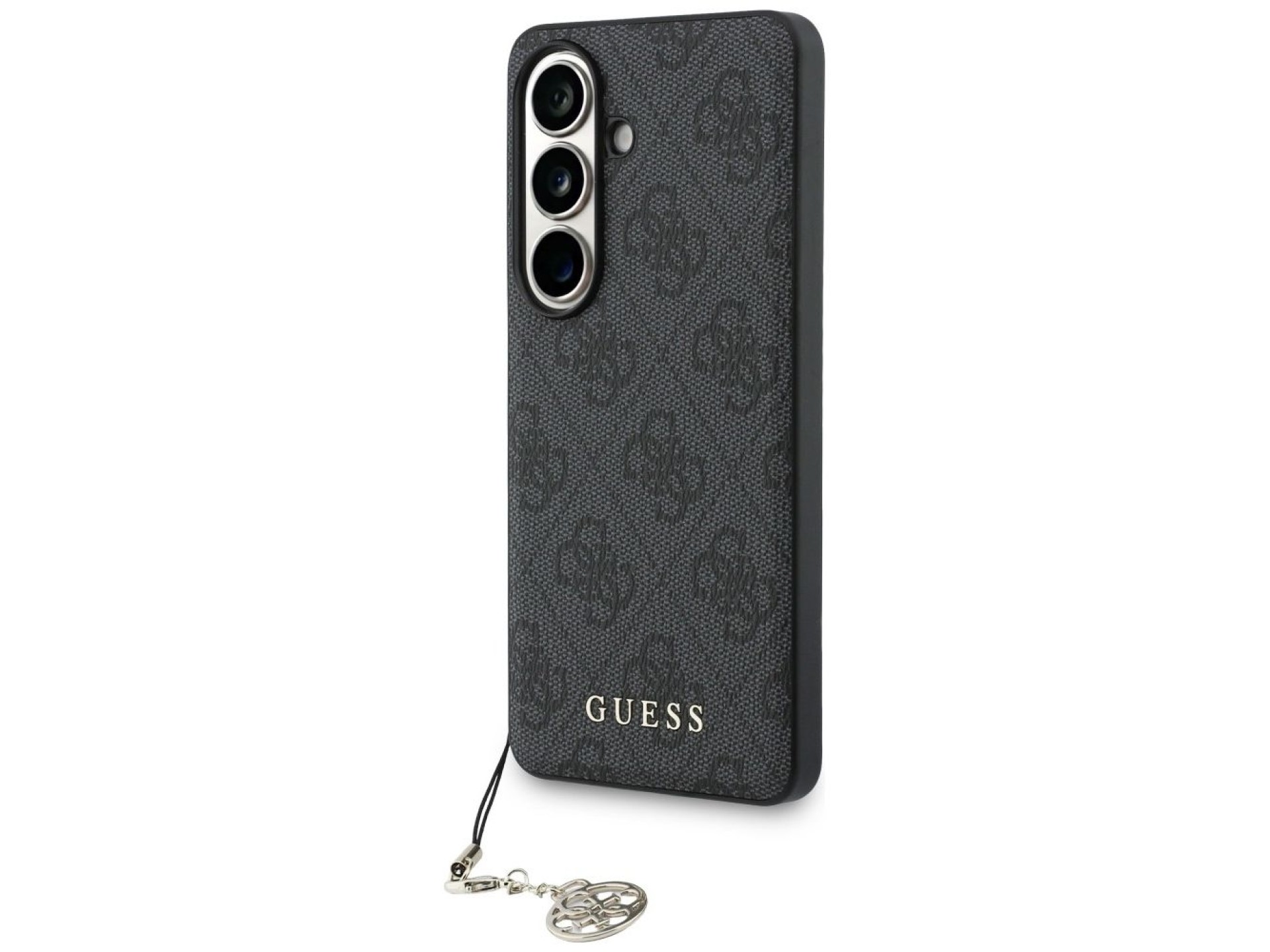 Funda Guess 4G Classic Logo Charm MagSafe para Samsung Galaxy S26 - negra
