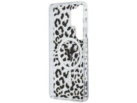 Guess IML Leopard Print Triangle MagSafe Case for Samsung Galaxy S26 Ultra - Black Guess IML Leopard Print Triangle MagSafe Case for Samsung Galaxy S26 Ultra - Black