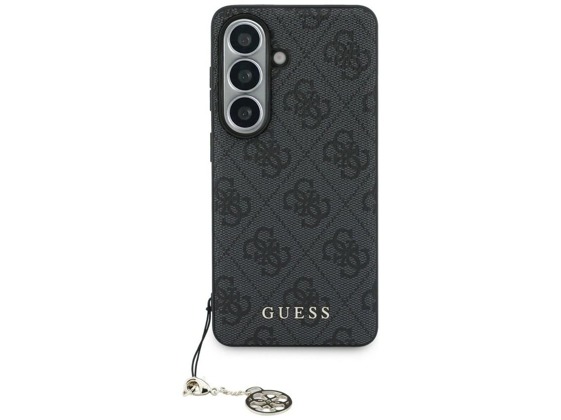 Funda Guess 4G Classic Logo Charm MagSafe para Samsung Galaxy S26 - negra