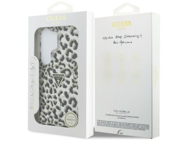 Funda Guess IML con estampado de leopardo y forma triangular MagSafe para Samsung Galaxy S26 Ultra - Funda Guess IML con estampado de leopardo y forma triangular MagSafe para Samsung Galaxy S26 Ultra -