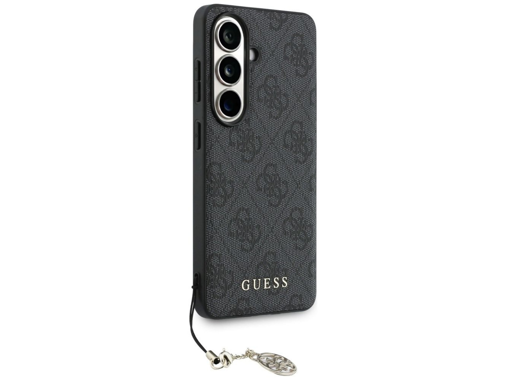 Funda Guess 4G Classic Logo Charm MagSafe para Samsung Galaxy S26 - negra