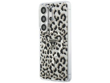 Funda Guess IML con estampado de leopardo y forma triangular MagSafe para Samsung Galaxy S26 Ultra - Funda Guess IML con estampado de leopardo y forma triangular MagSafe para Samsung Galaxy S26 Ultra -