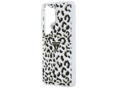 Funda Guess IML con estampado de leopardo y forma triangular MagSafe para Samsung Galaxy S26 Ultra - Funda Guess IML con estampado de leopardo y forma triangular MagSafe para Samsung Galaxy S26 Ultra -