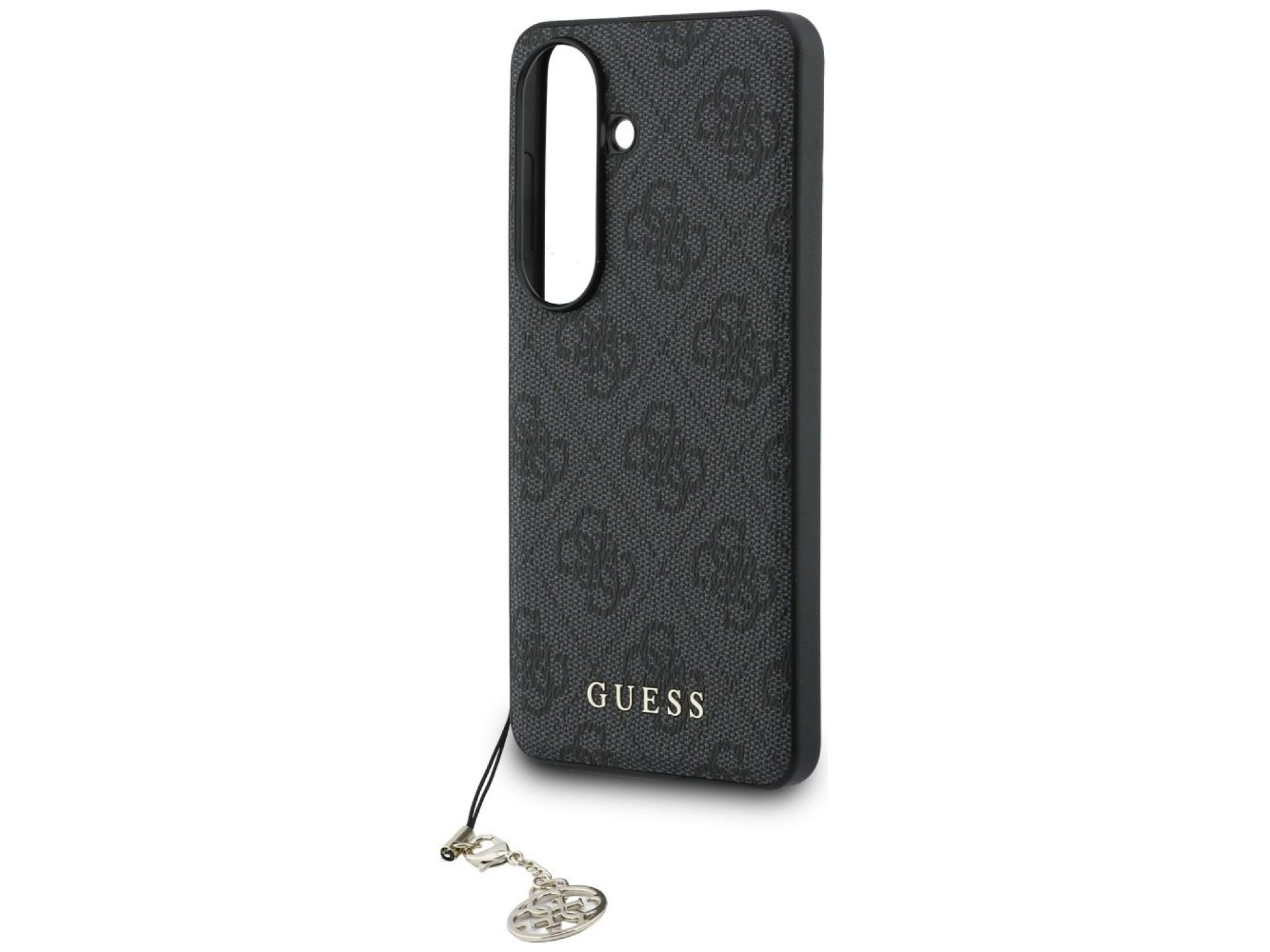 Funda Guess 4G Classic Logo Charm MagSafe para Samsung Galaxy S26 - negra