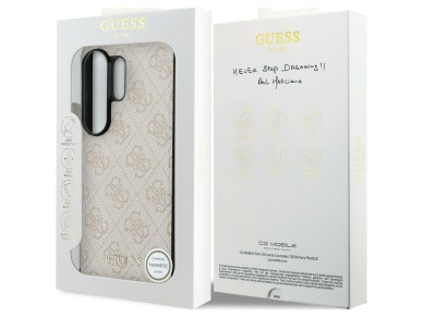 Guess 4G Classic Logo Charm MagSafe Case for Samsung Galaxy S26 Ultra - Pink Guess 4G Classic Logo Charm MagSafe Case for Samsung Galaxy S26 Ultra - Pink