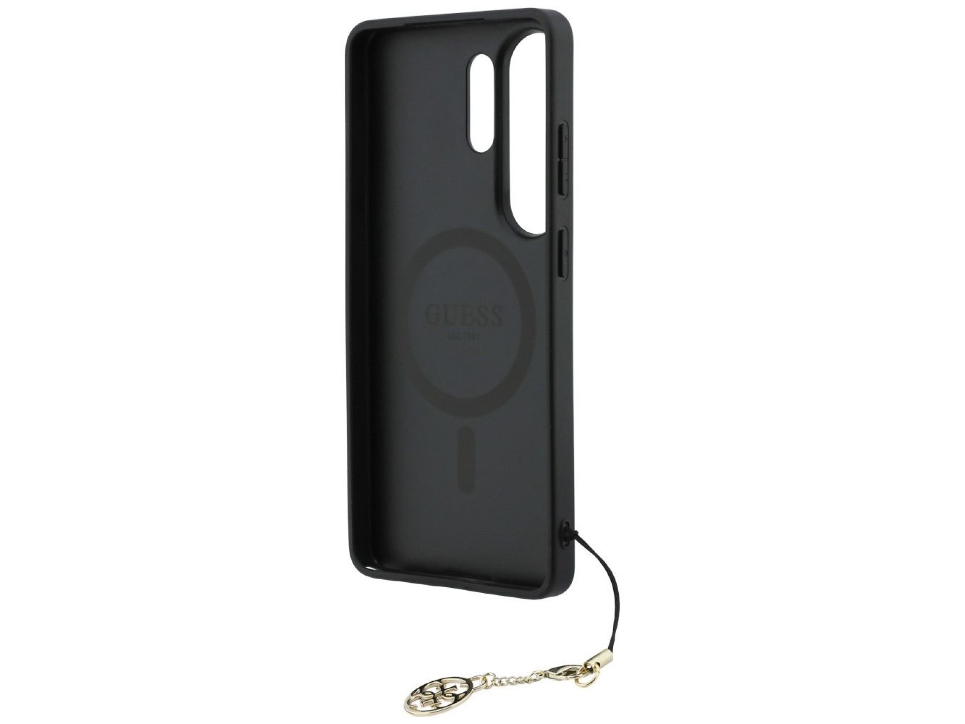 Capa Guess 4G Classic Logo Charm MagSafe para Samsung Galaxy S26 Ultra - Rosa