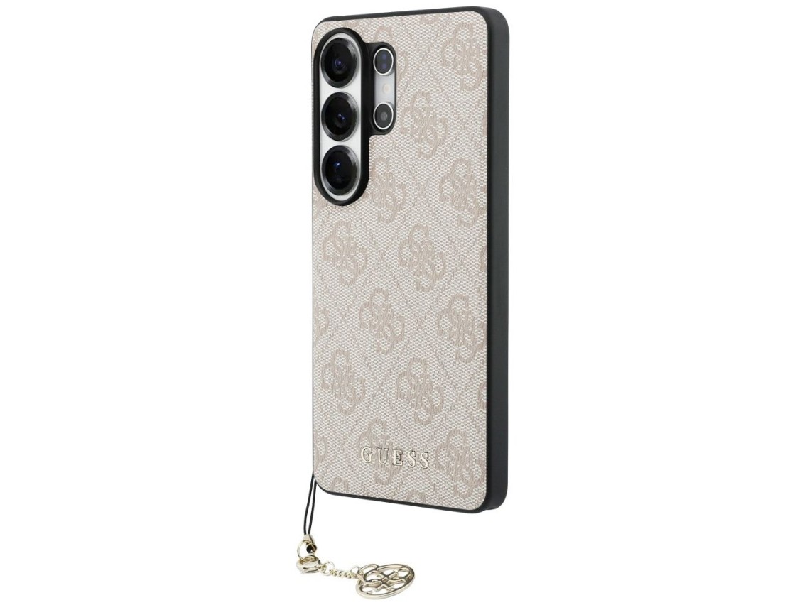 Capa Guess 4G Classic Logo Charm MagSafe para Samsung Galaxy S26 Ultra - Rosa