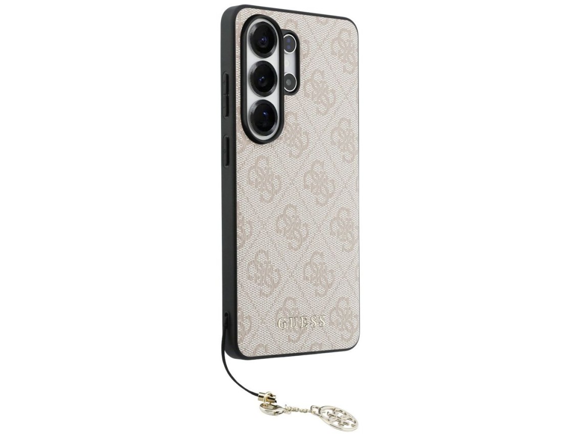 Capa Guess 4G Classic Logo Charm MagSafe para Samsung Galaxy S26 Ultra - Rosa