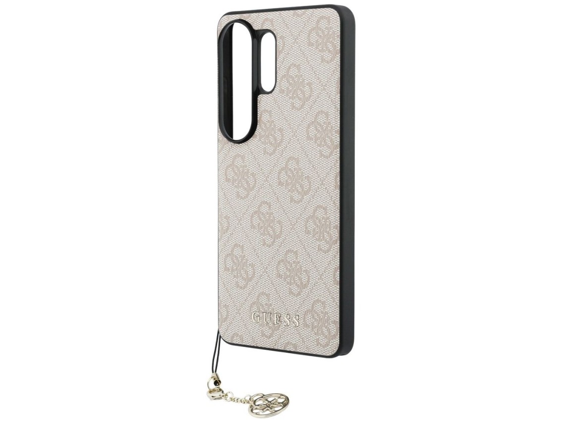 Capa Guess 4G Classic Logo Charm MagSafe para Samsung Galaxy S26 Ultra - Rosa