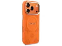 Funda Guess Peony Hot Stamp MagSafe para iPhone 17 Pro Max - Naranja Funda Guess Peony Hot Stamp MagSafe para iPhone 17 Pro Max - Naranja