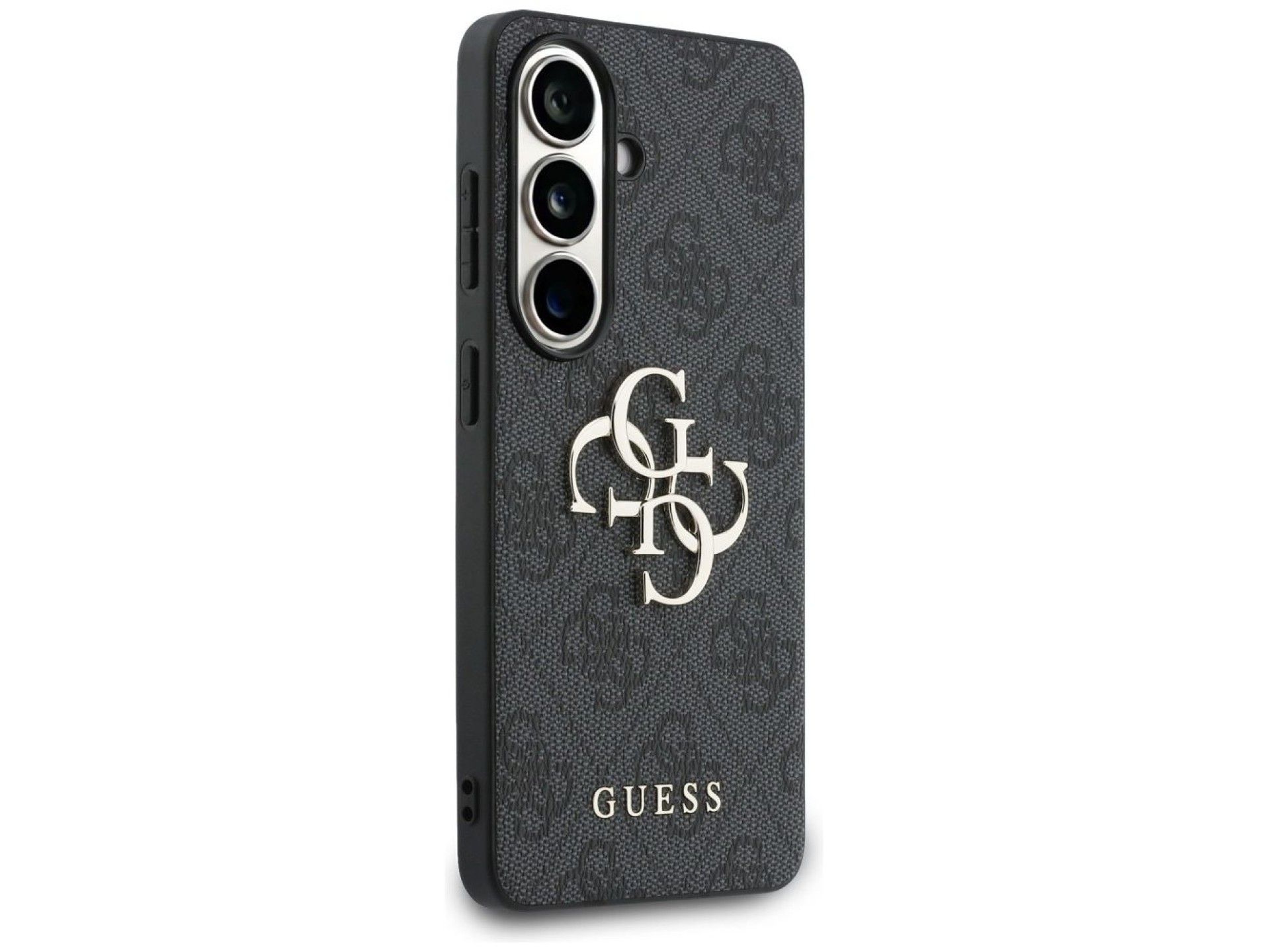 Guess 4G Big Metal Logo Case for Samsung Galaxy S26 Plus - Black