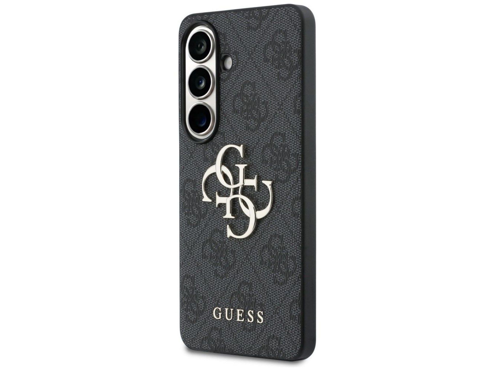 Guess 4G Big Metal Logo Case for Samsung Galaxy S26 Plus - Black