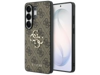 Funda Guess 4G con logo met�lico grande para Samsung Galaxy S26 Ultra - Marr�n