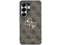 Capa Guess 4G com logo grande em metal para Samsung Galaxy S26 Ultra - Marrom Capa Guess 4G com logo grande em metal para Samsung Galaxy S26 Ultra - Marrom