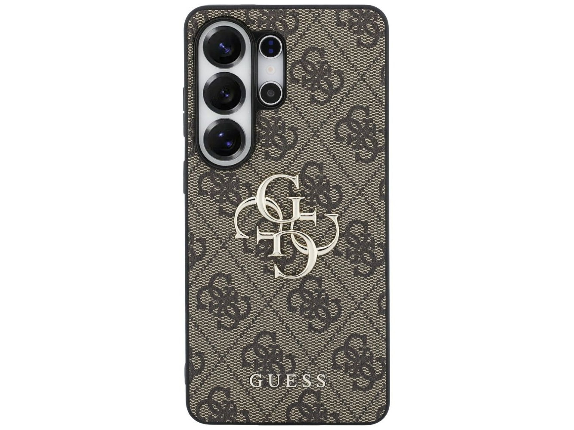 Guess 4G Big Metal Logo Case for Samsung Galaxy S26 Ultra - Brown