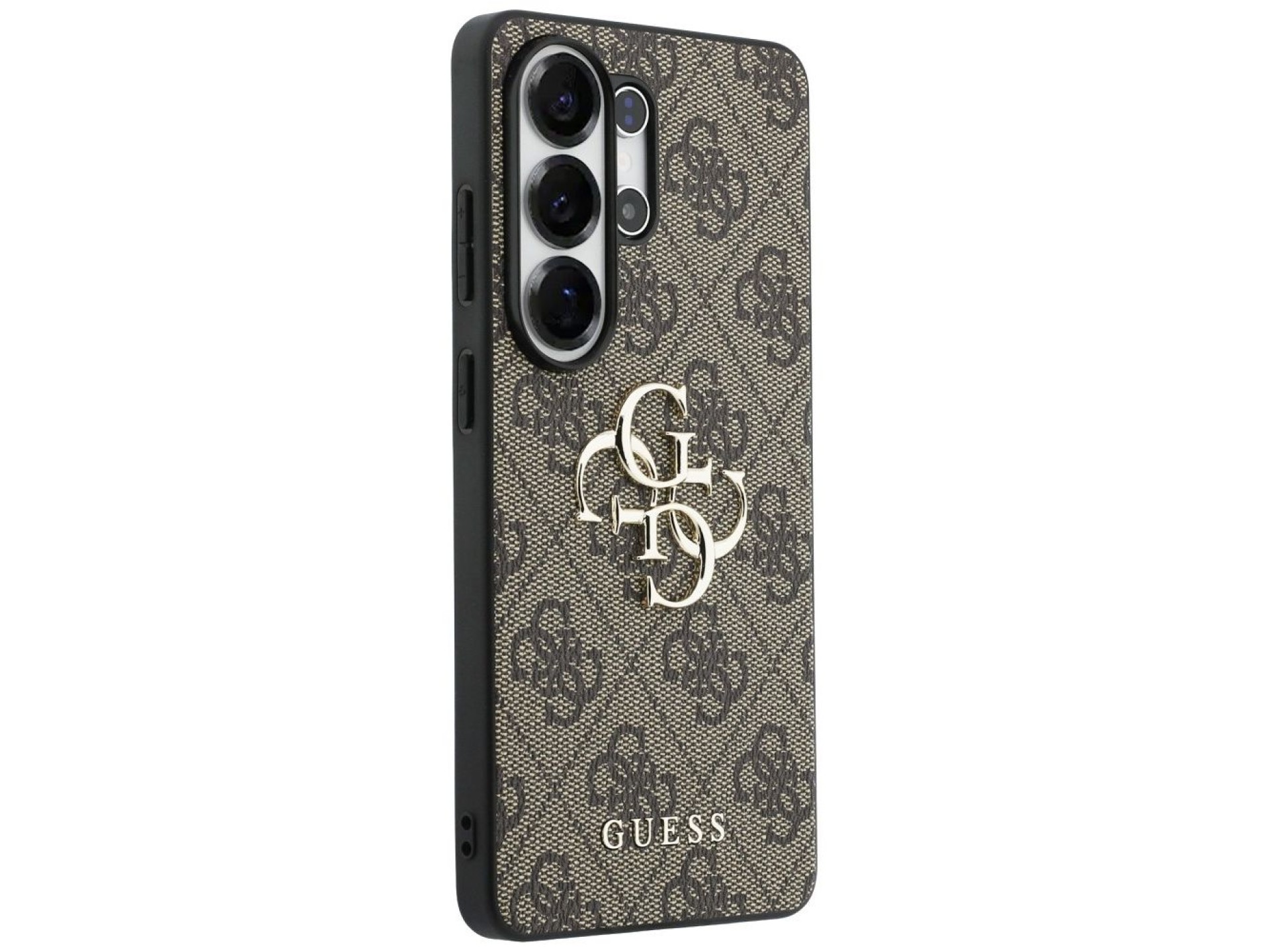 Guess 4G Big Metal Logo Case for Samsung Galaxy S26 Ultra - Brown