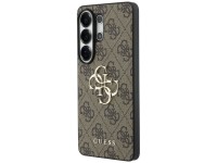 Capa Guess 4G com logo grande em metal para Samsung Galaxy S26 Ultra - Marrom Capa Guess 4G com logo grande em metal para Samsung Galaxy S26 Ultra - Marrom