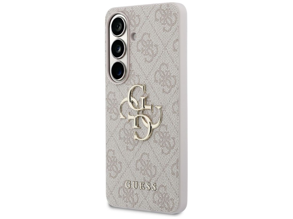 Guess 4G Big Metal Logo Case for Samsung Galaxy S26 - Pink
