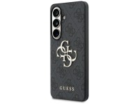 Capa Guess 4G com logo grande em metal para Samsung Galaxy S26 Plus - Preta