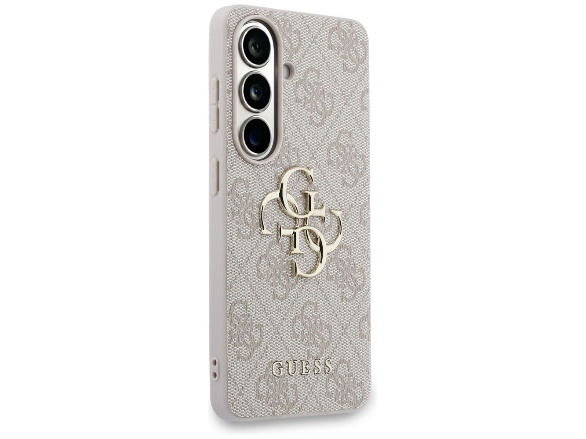 Guess 4G Big Metal Logo Case for Samsung Galaxy S26 - Pink