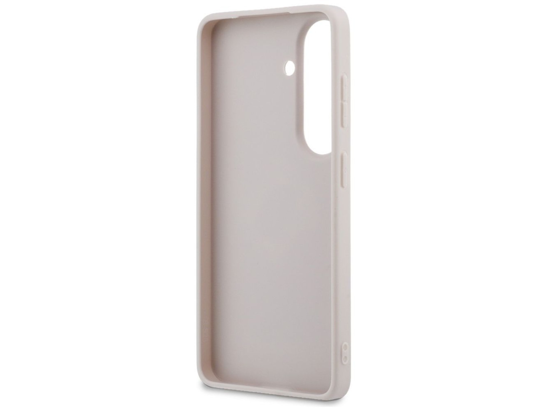 Capa Guess 4G com logo grande em metal para Samsung Galaxy S26 - Rosa