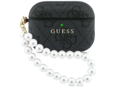Funda Guess 4G Pearl con correa para AirPods Pro 3 - Negra Funda Guess 4G Pearl con correa para AirPods Pro 3 - Negra